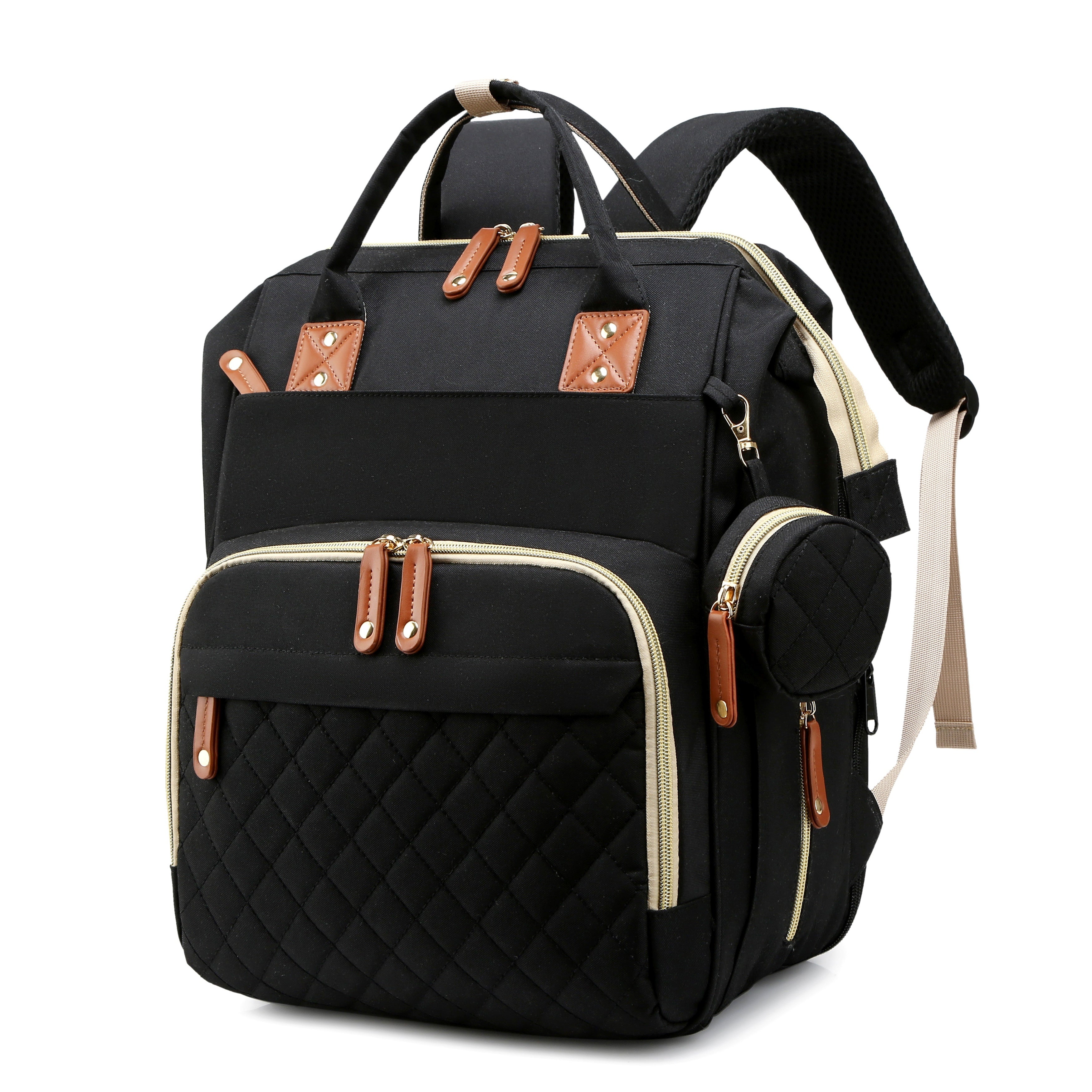 Grote Multifunctionele Waterdichte Luiertas | Trendy Tas met Verschoonstation, Reistas Rugzak