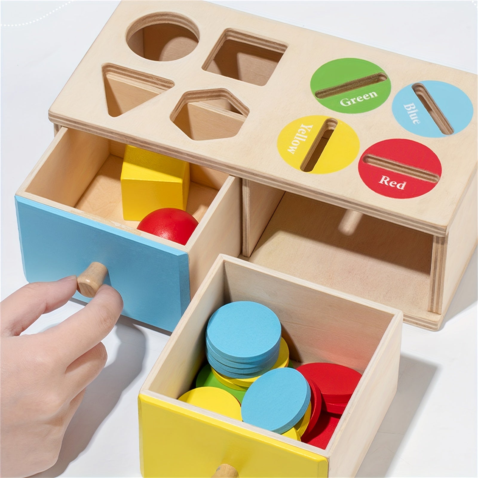 Houten Vorm- en Kleuren Sorteerspel | Educatief Speelgoed voor Cognitieve Ontwikkeling | Ideaal Cadeau voor Kinderen