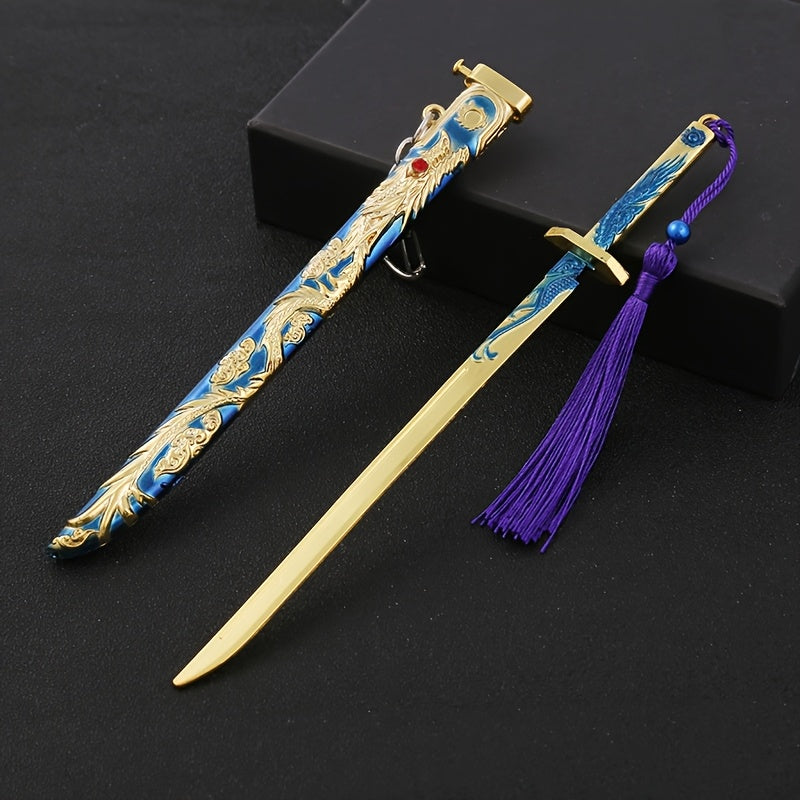 Mini Zwaard Sleutelhanger | Zinklegering Model | 22 cm | Cadeau