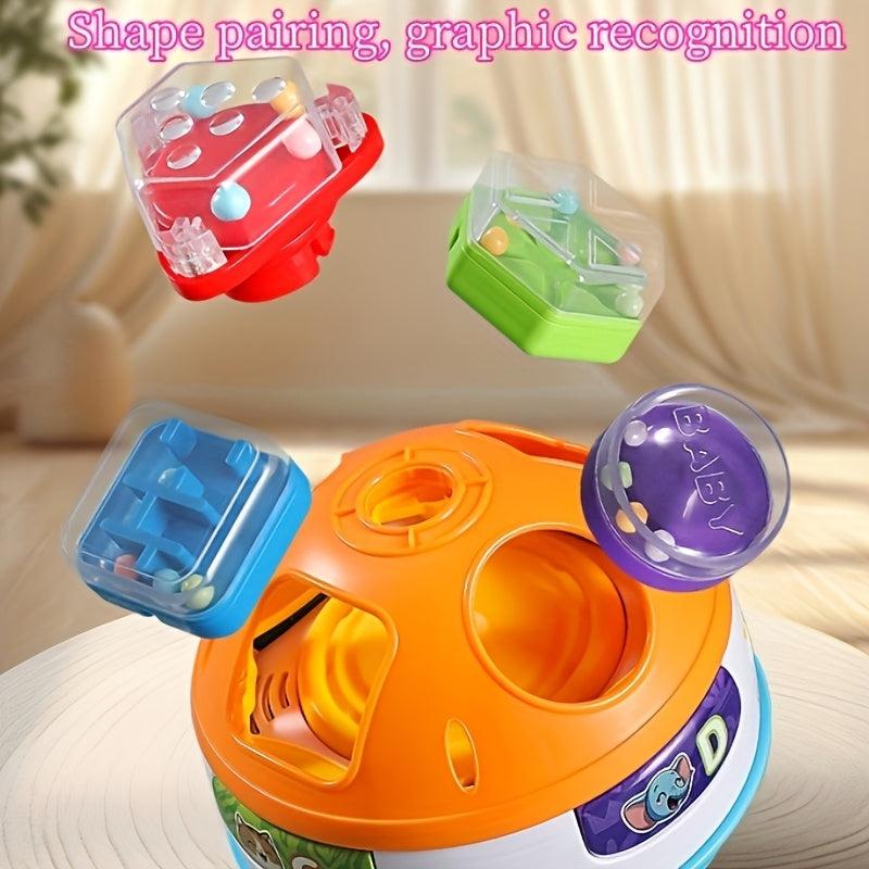 Interactieve educatieve bal met rotatiefunctie en melodieuze geluiden | Leuk kruipspeelgoed voor een geweldig cadeau voor kinderen