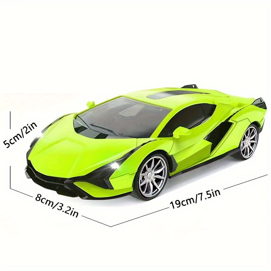 Afstandsbediening Racing Auto Speelgoed met Koplampen - Perfect voor Kerst & Halloween Cadeaus, Verkrijgbaar in Rood, Groen, Blauw, Gemengde Kleuren
