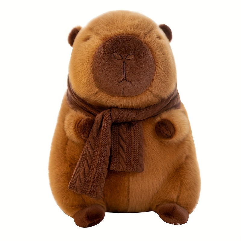 Capybara Knuffel, Kawaii Capybara Knuffels Zachte Knuffel Met Afneembare Hoed Knuffelcadeau for Kinderen Jongens Meisjes(Frog,23CM/9IN