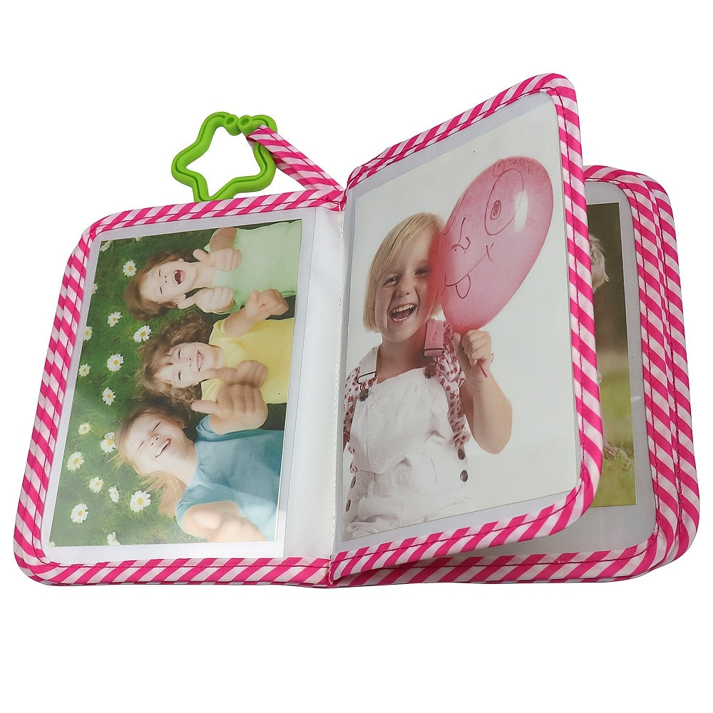 Zacht Baby Fotoalbum met Giraf Thema voor Jongens en Meisjes - Herinneringsboek voor de Eerste Foto's van Pasgeboren Kinderen - Perfect als Kraamcadeau