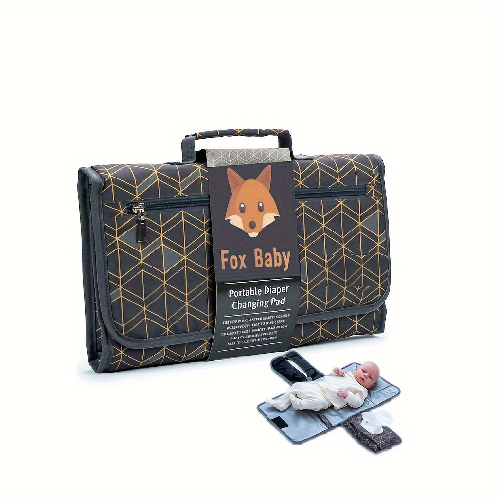 Draagbaar Verschoningsmatje Baby Onderweg - Opvouwbaar Luiermatje voor Jongens en Meisjes - Waterdicht Kraamcadeau