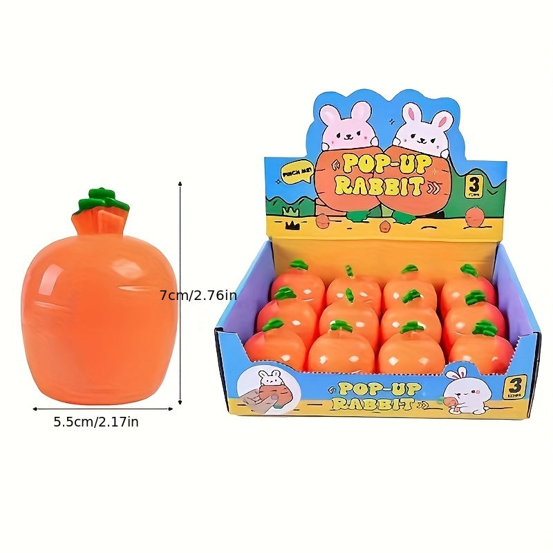Wortel Cup Knijp Konijn | Anti-Stress Speelgoed | Paas- & Valentijnscadeau