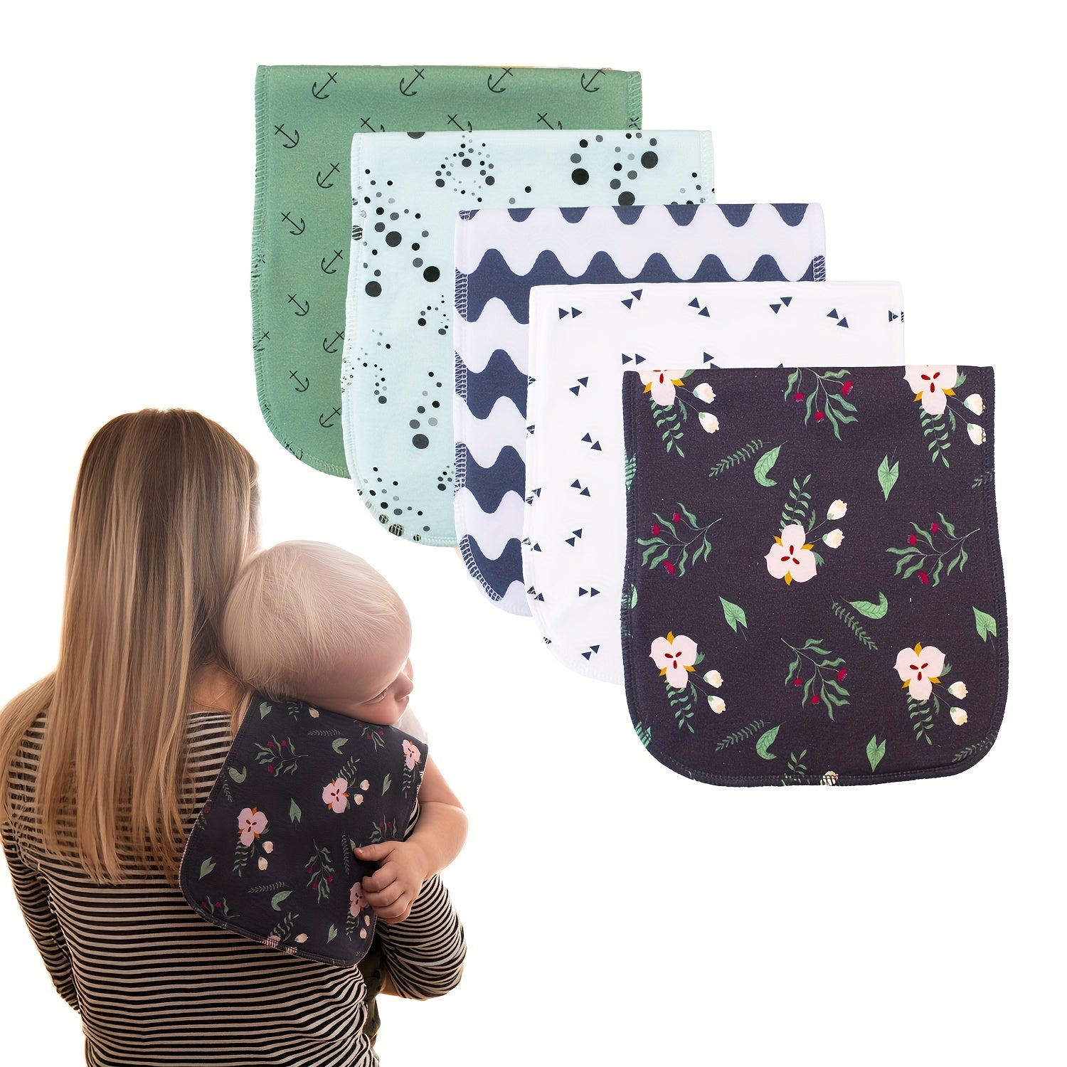 Ultra-Zachte Absorberende Boertdoek | Polar Fleece | Comfortabel & Huidvriendelijk | Ademend & Niet-Slip | Unisex Ontwerp voor Baby's | Perfecte Feestdag Geschenk