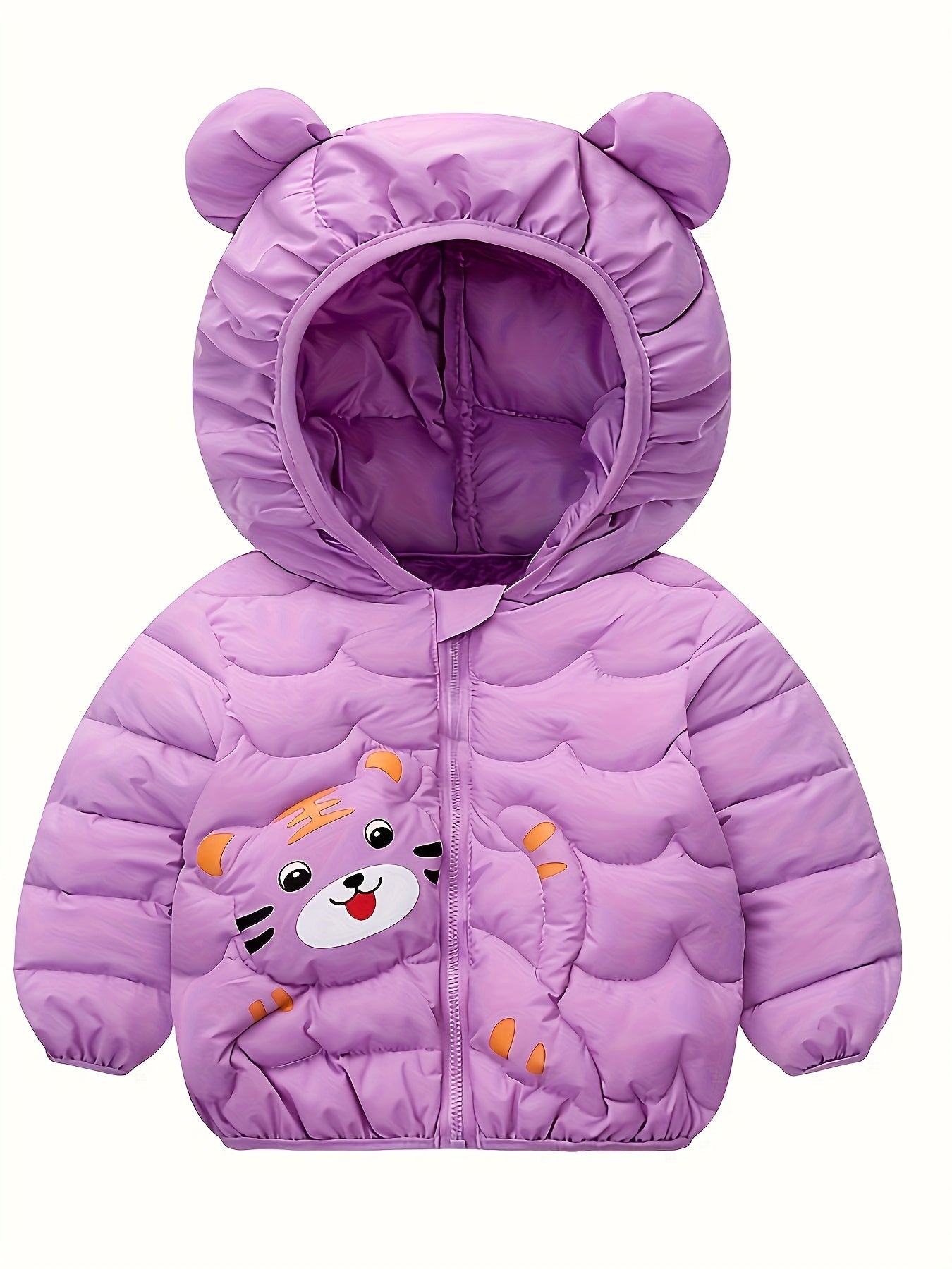 Schattige Dieren Winterjas voor Baby en Peuter (0-3 Jaar) - Gevoerde Kinder Parka met Capuchon voor Jongens en Meisjes - Warme Herfst/Winter Buitenkleding