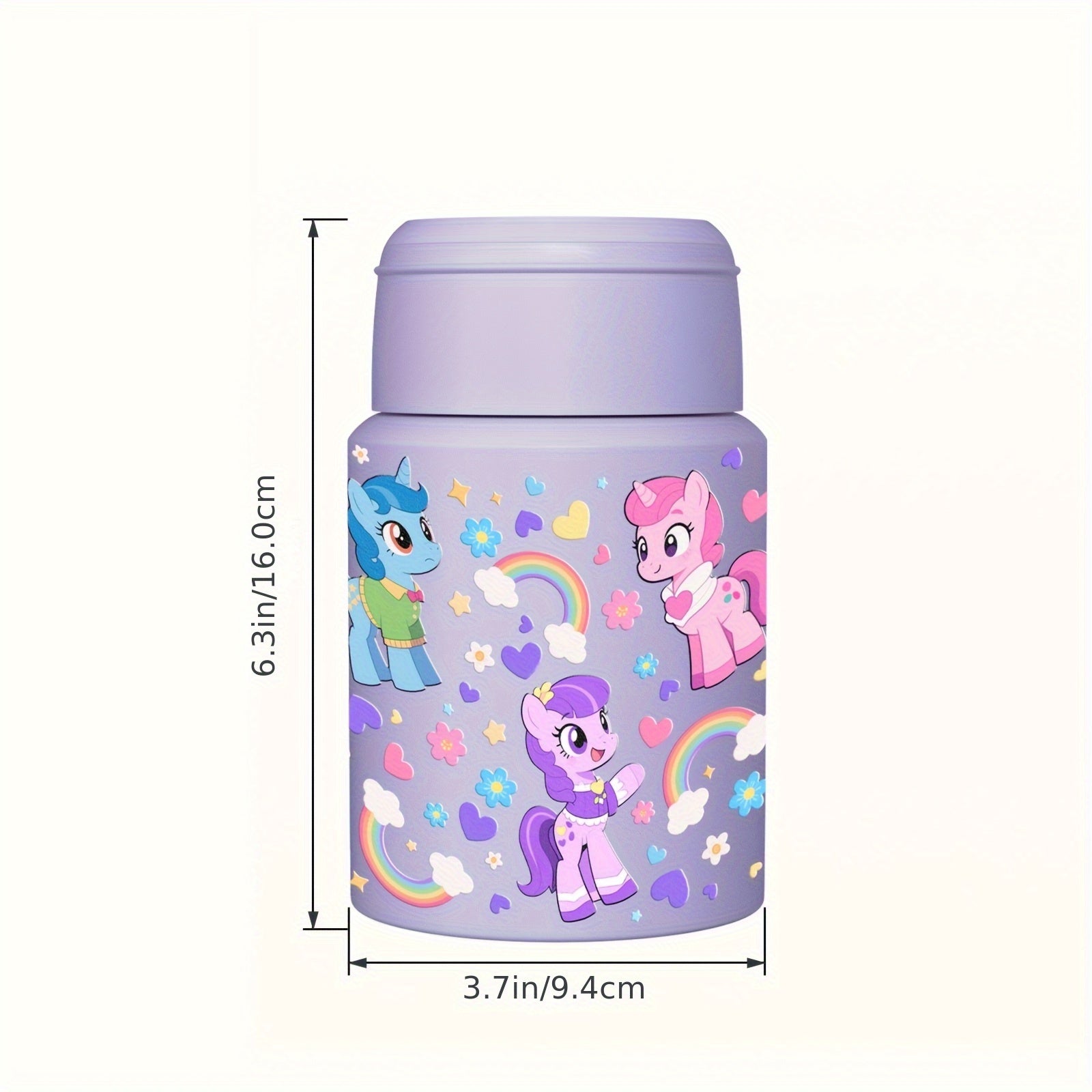 Geïsoleerde Voedselthermosfles voor Kinderen (500 ml) - Lekvrije RVS Lunchpot met Lepel - Houdt Maaltijden 10 Uur Warm of Koud