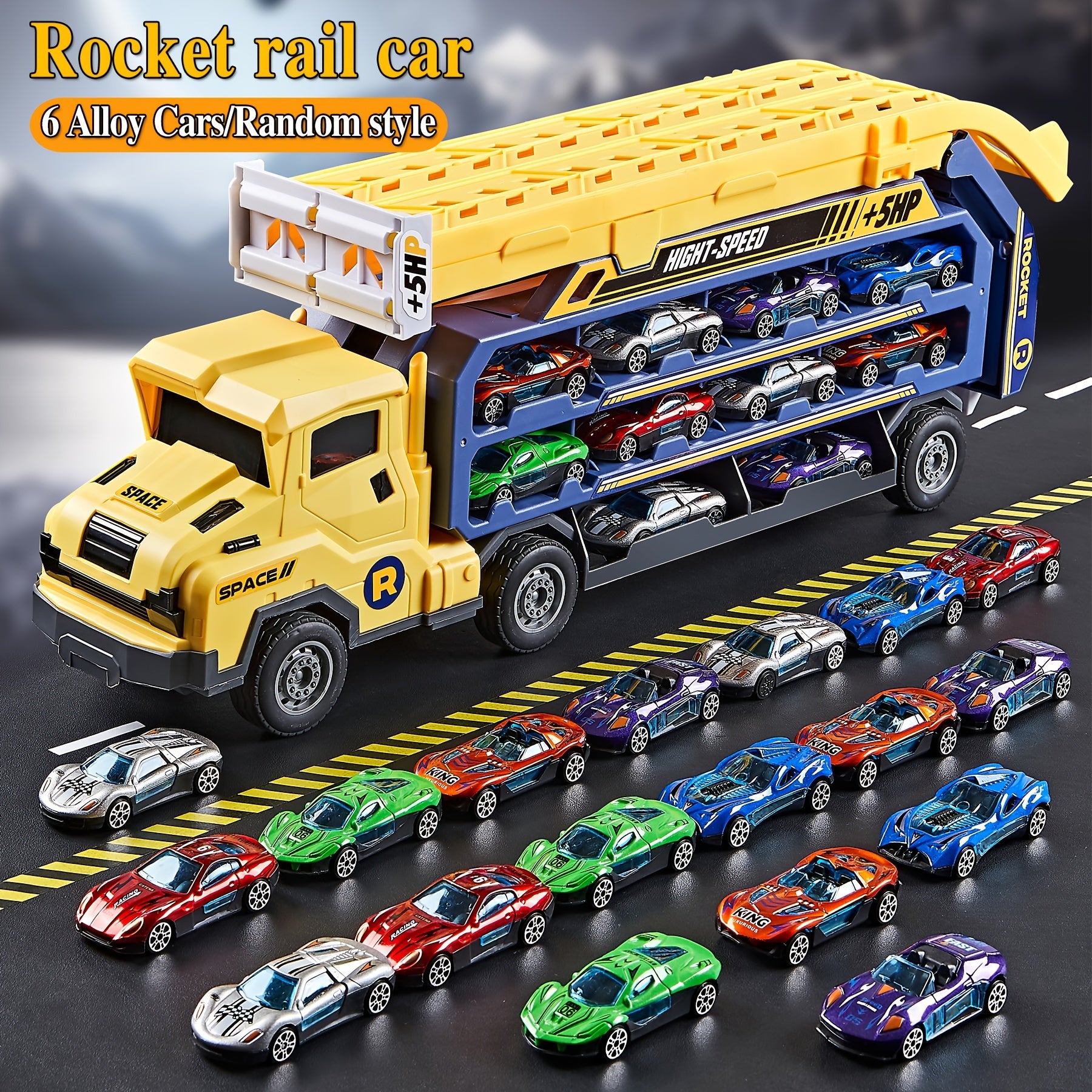 Transformeerbaar raketcircuit - Geweldig voor Halloween- en kerstcadeaus.