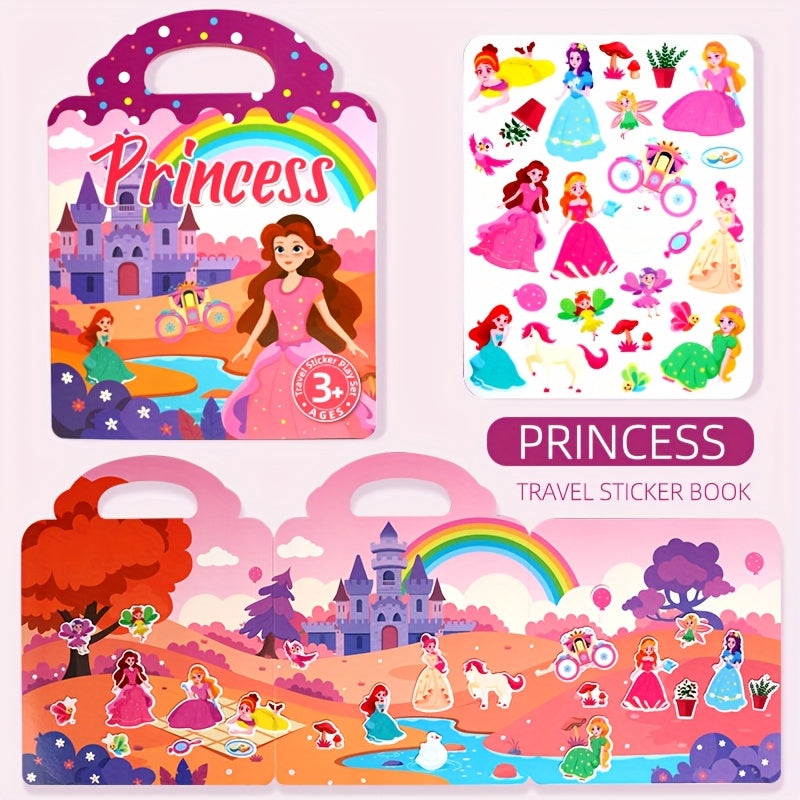 DIY Stickerboek voor Kinderen | Herbruikbare Plakboek met Bubbelstickers – Creatieve Activiteit voor Thuis of Onderweg