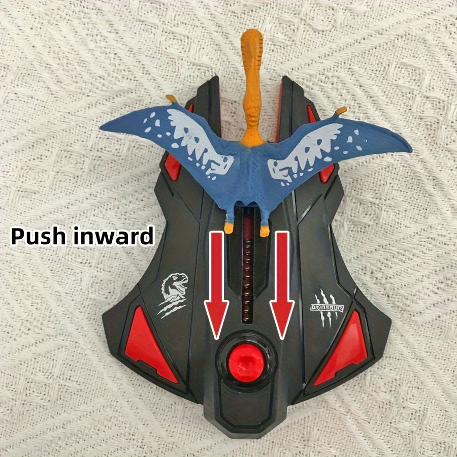 Dino Launcher Speelgoed | Handmatige Vliegende Dinosaurus voor Buitenspeelplezier