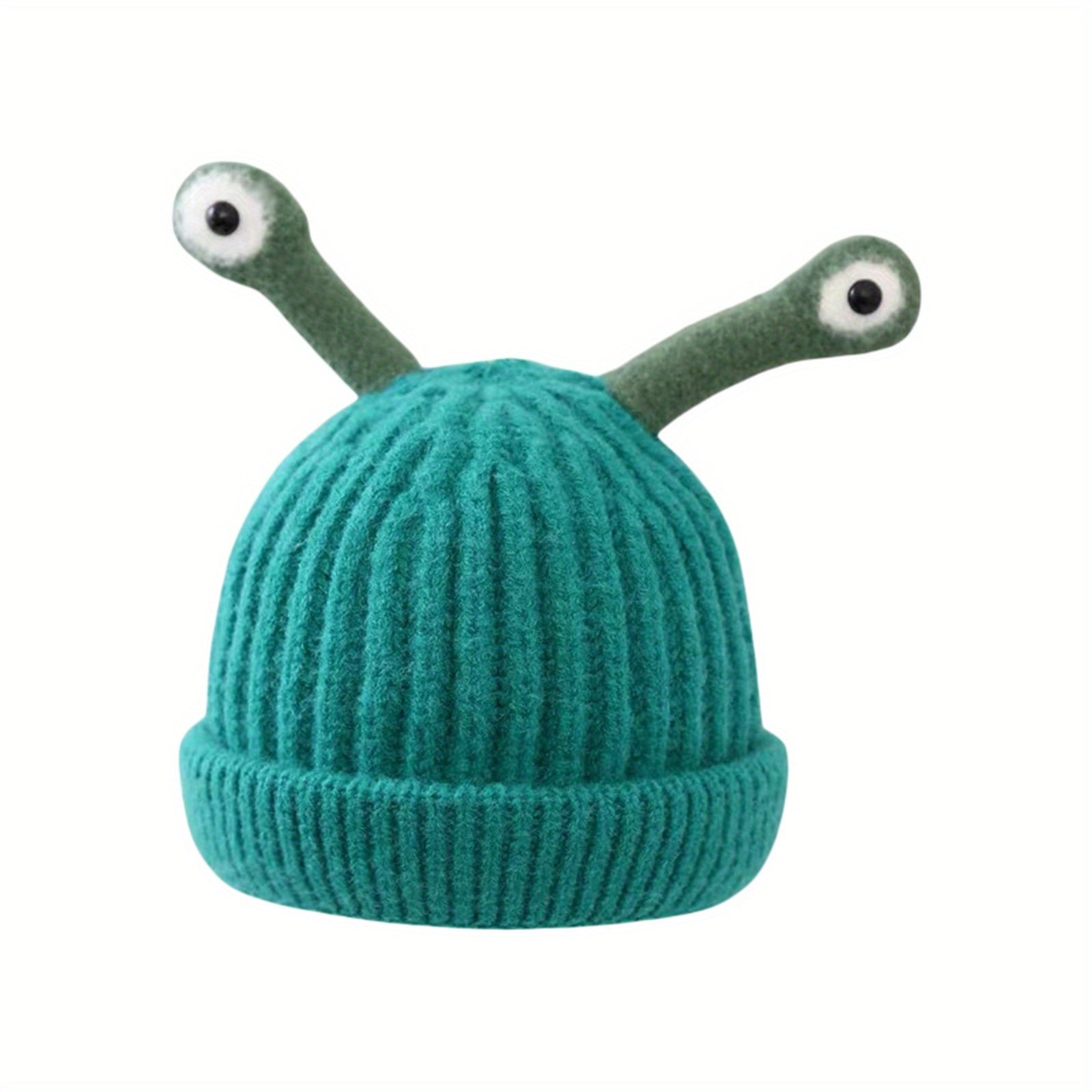 Grappige Muts met Slakkenoogjes voor Baby en Peuter - Warme Gebreide Beanie voor Kinderen 0-3 Jaar Jongens en Meisjes - Accessoire Hiver Bébé