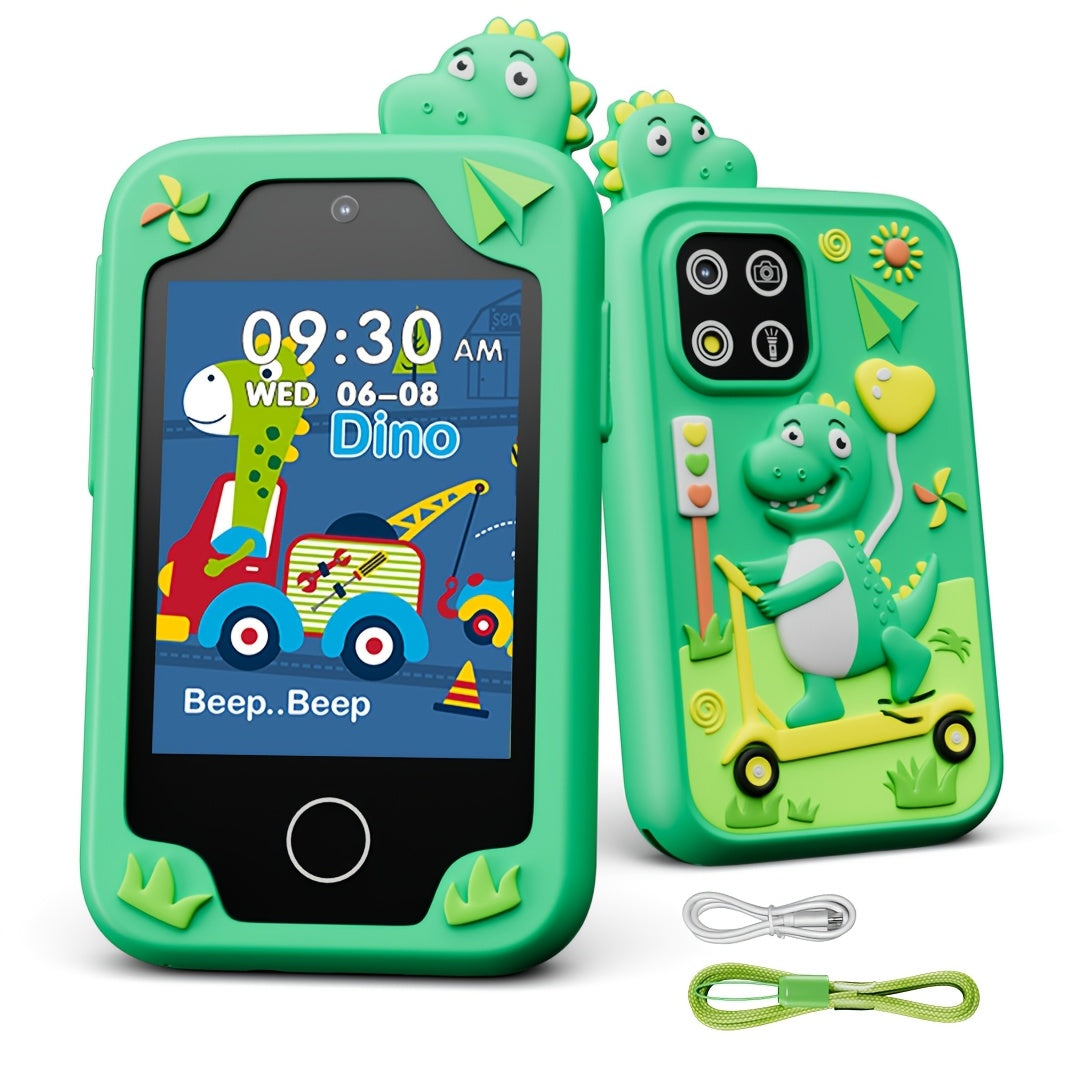 Kids Smart Phone voor meisjes, educatief speelgoed met camera, spelletjes en muziek – perfect als kerst- of verjaardagscadeau voor kinderen van 3 tot 10 jaar