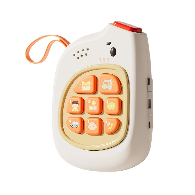 Baby Muzikale Telefoon met Drukbord | Interactief Olifant Speelgoed | Educatief Muziek- & Verhaalspel voor 18 Maanden+ | Multifunctioneel Ontwikkelingsspeelgoed