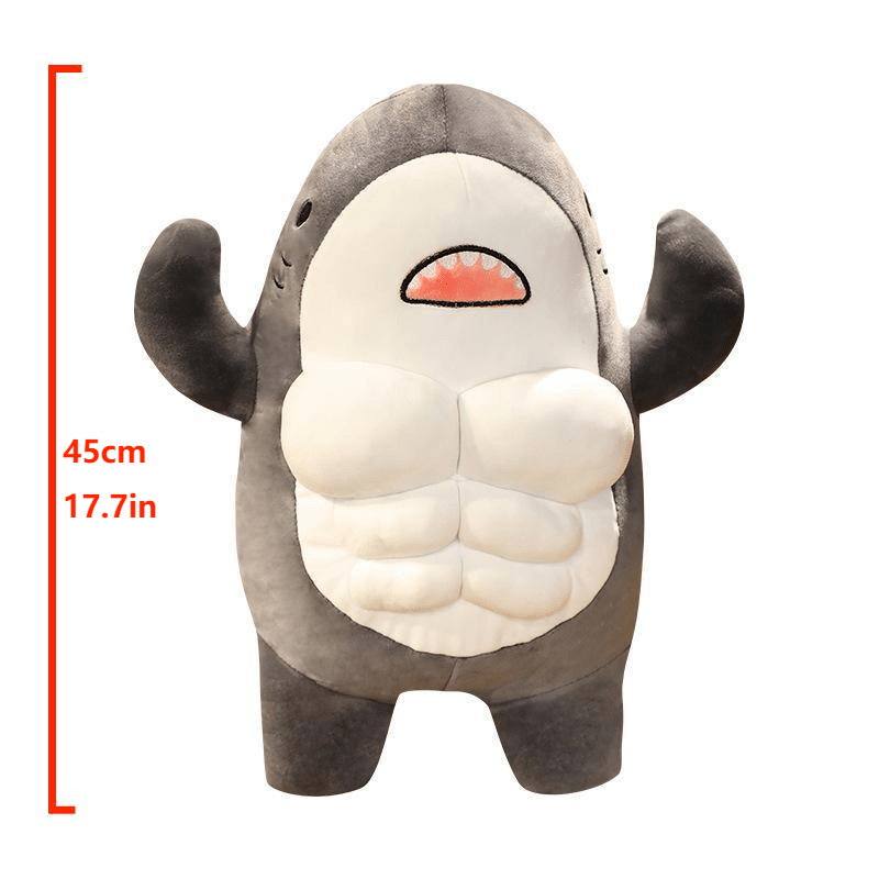Zachte Blauwe Haai Knuffel 45cm | Schattig Walvis Kussen Speelgoed | Cadeau voor Verjaardagen & Feestdagen