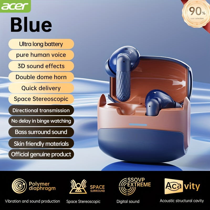 TWS draadloze oortjes | Bass stereo low latency headset