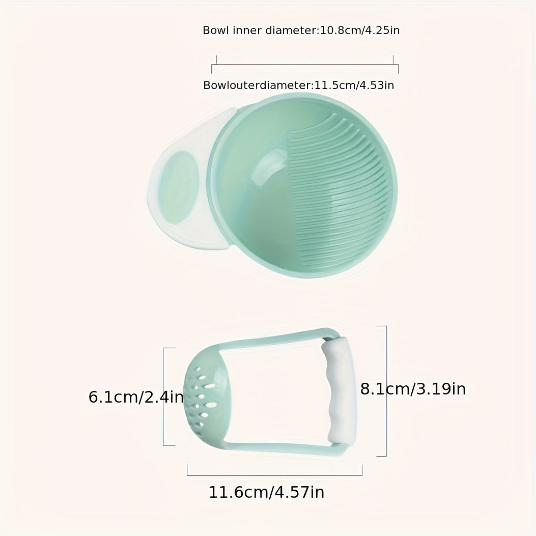 Handmatige Voedselmolen voor Verse Babyvoeding - Pureermolen voor Zelfgemaakte Fruithapjes en Groentepuree - Handige Keukenhulp voor Ouders van Baby's