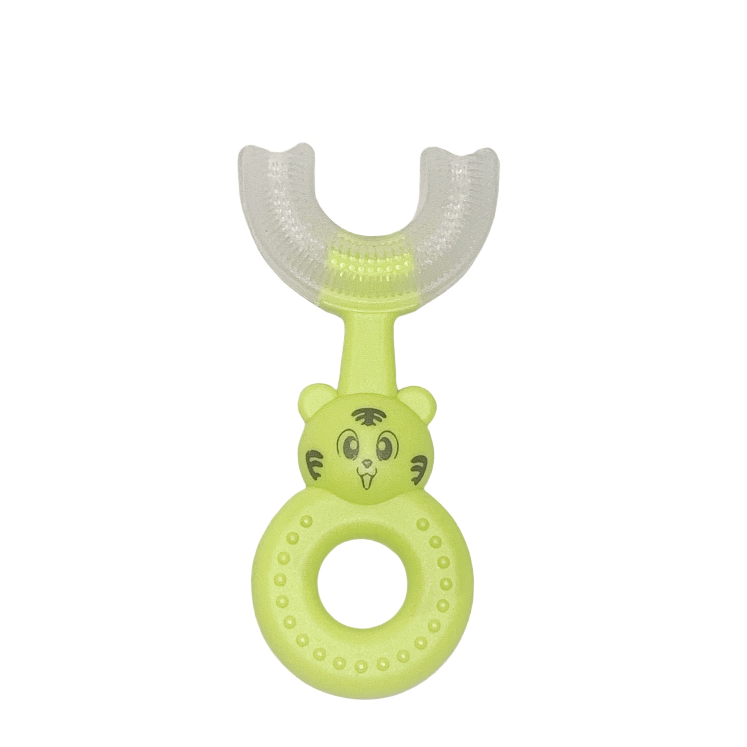 Zachte U-vormige Tandenborstel | Zacht, alcoholvrij (0-12 jaar), schattig dierendesign