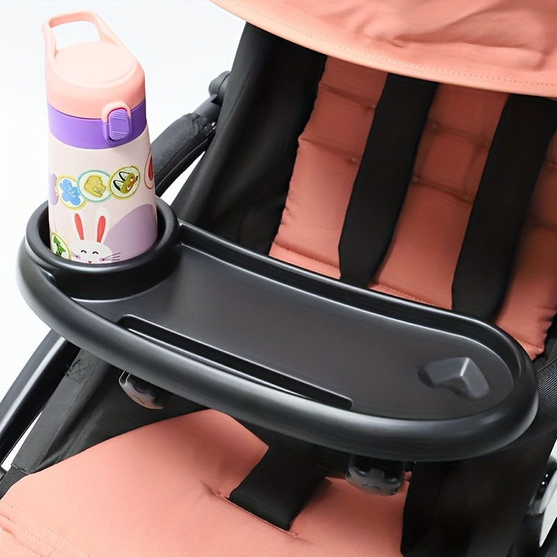 3-in-1 Kinderwagenbekerhouder | Universele Kinderwagenaccessoires met Telefoonhouder en Snacklade
