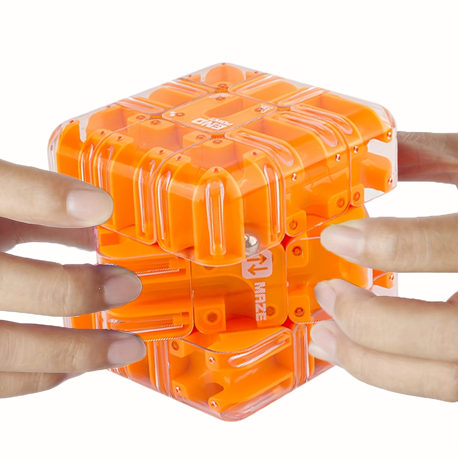 3D Doolhof Puzzelkubus voor Jongeren en Volwassenen - Uitdagende Breinbreker en Geduldspel voor Kinderen - Ideaal als Reisspel en tegen Stress en Verveling