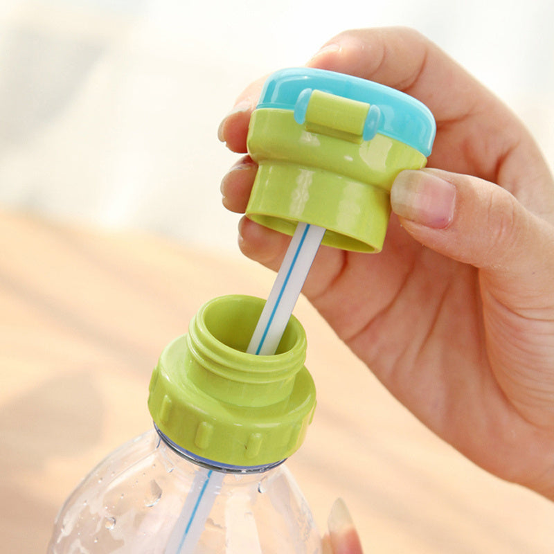 Kinderen Waterfles Sippy Dop | Lekvrije Dop met Rietje voor Sap en Water Fles voor Kinderen en Peuters