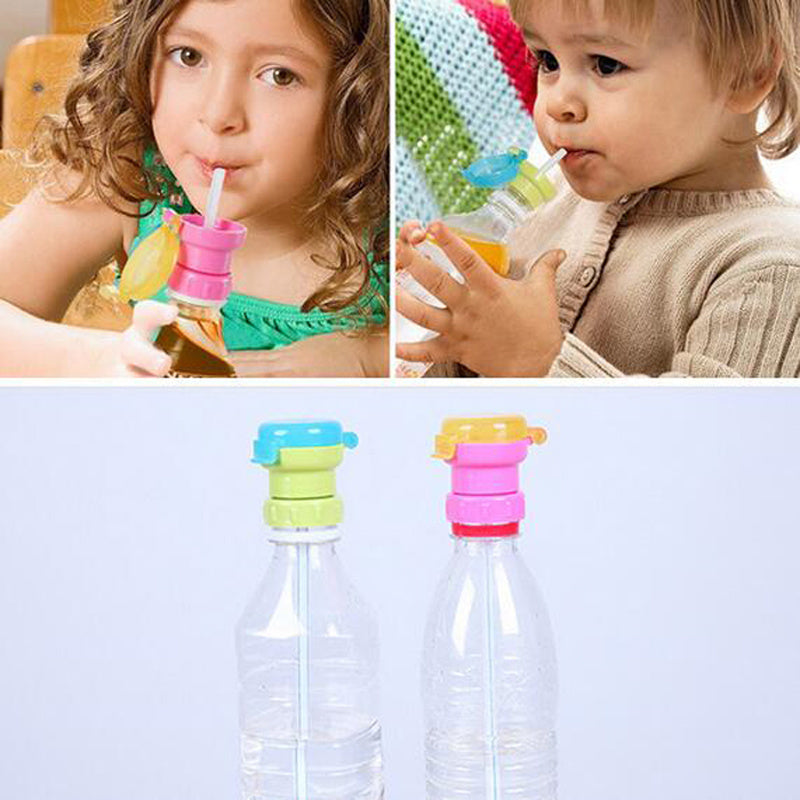 Kinderen Waterfles Sippy Dop | Lekvrije Dop met Rietje voor Sap en Water Fles voor Kinderen en Peuters