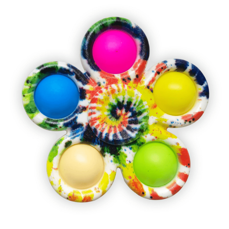 12 Pack Pop Bubbles Simple Dimple Fidget Spinners for Party Favors, Hand Tips Bulk Toys for Classroom Prizes, Halloween Christmas Valentine'S Day Gifts Kids Goody Bag Sock Fillers