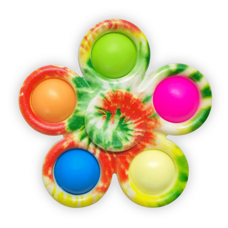 12 Pack Pop Bubbles Simple Dimple Fidget Spinners for Party Favors, Hand Tips Bulk Toys for Classroom Prizes, Halloween Christmas Valentine'S Day Gifts Kids Goody Bag Sock Fillers