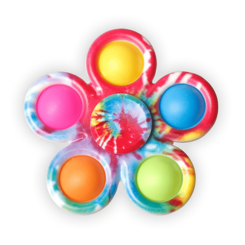 12 Pack Pop Bubbles Simple Dimple Fidget Spinners for Party Favors, Hand Tips Bulk Toys for Classroom Prizes, Halloween Christmas Valentine'S Day Gifts Kids Goody Bag Sock Fillers