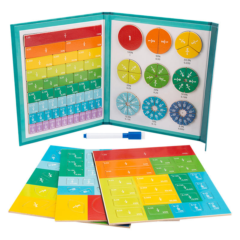 Magnetische Breuktegels Bord | Reken- en Leer Spel, Educatief STEM Speelgoed