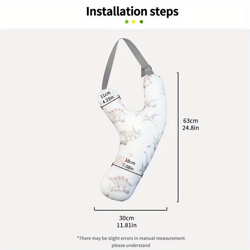 Autogordel slaapkussen | Y-vormig reis kussen met verstelbare band voor auto & trein