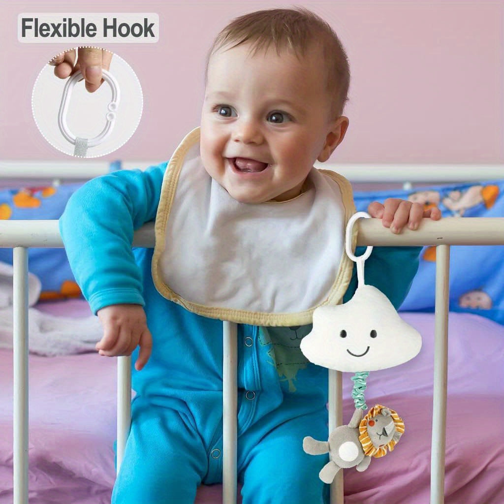 Zachte Pluche Pentagram Muziek Speelgoed voor Baby's | Hangend Bed en Kinderwagen Speelgoed, Geschikt voor 0-3 Jaar, Gemaakt van Polyestervezel