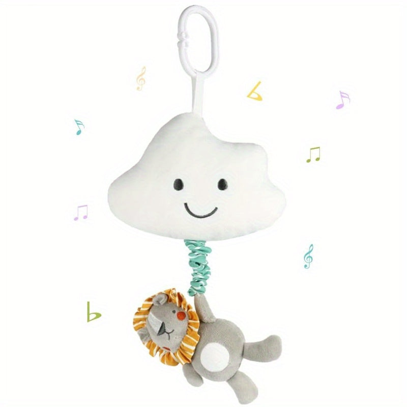 Zachte Pluche Pentagram Muziek Speelgoed voor Baby's | Hangend Bed- en Kinderwagen Speelgoed, Geschikt voor 0-3 Jaar, Gemaakt van Polyestervezel