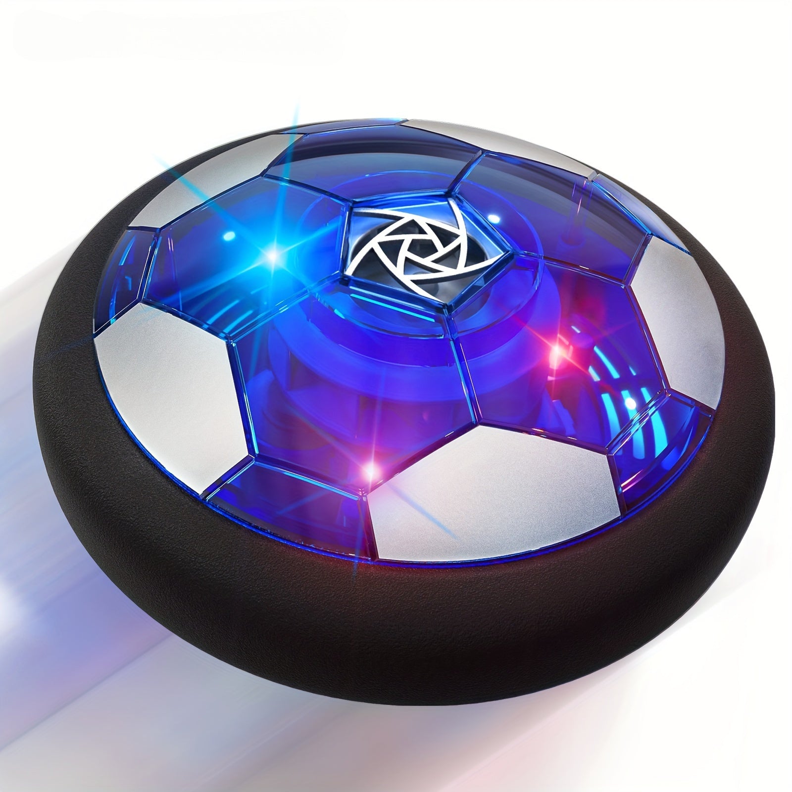 LED Hover Voetbal voor Kinderen – Oplaadbare Zwevende Bal met Schuimrand & Kleurrijke Verlichting | Veilig Indoor Speelgoed vanaf 3 Jaar | Glijdt op Harde Vloeren