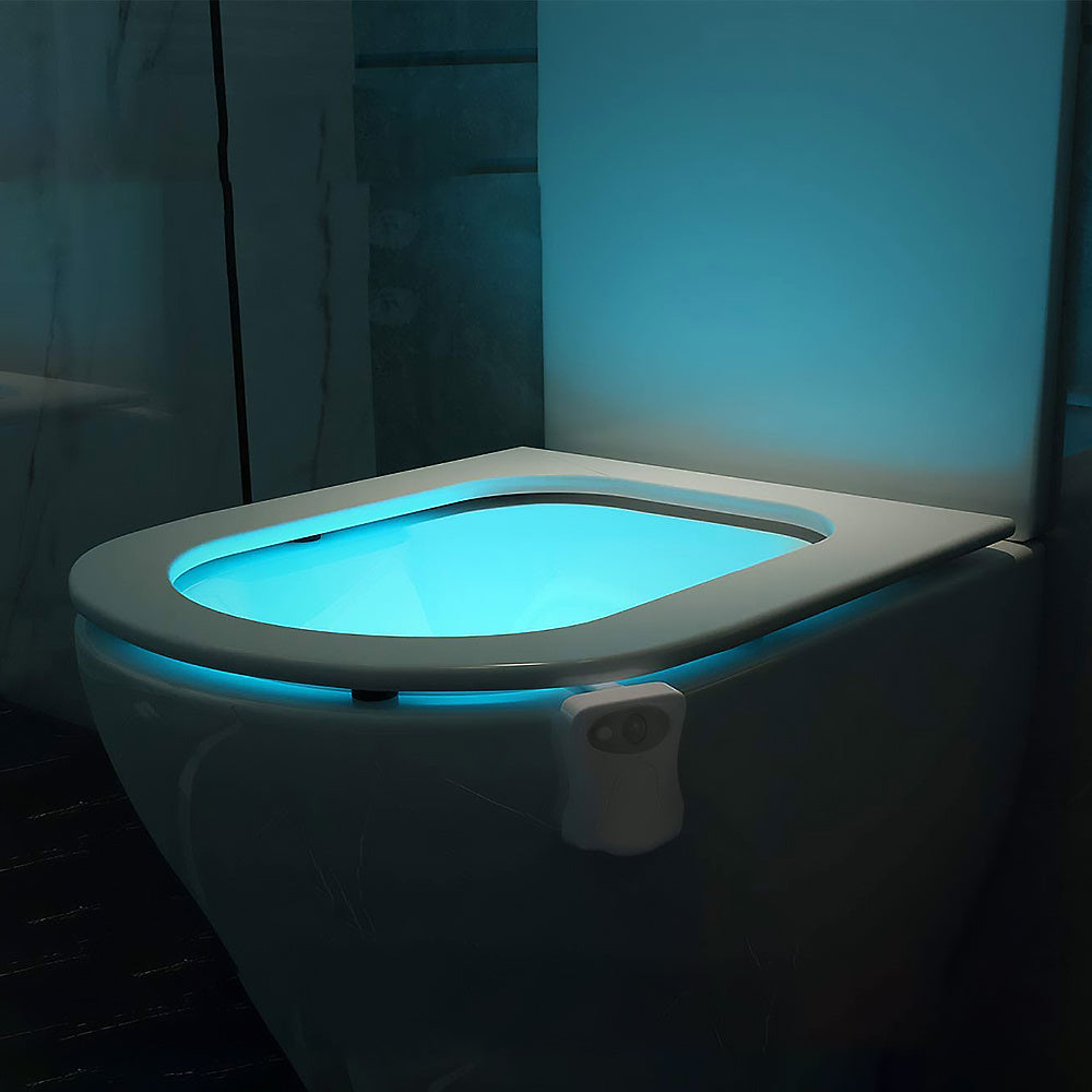 2 Stuks Toiletlamp met Bewegingssensor | LED WC Nachtlampje 16 Kleuren, instelbare helderheid
