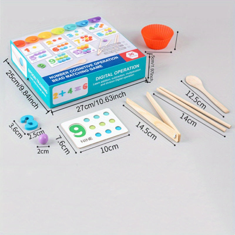 49-delige Houten Educatieve Set | Dierpuzzels en Kleurenherkenning Speelgoed