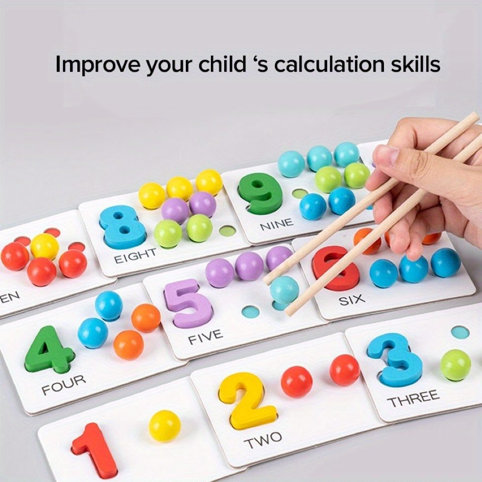 49-delige Houten Educatieve Set | Dierpuzzels en Kleurenherkenning Speelgoed