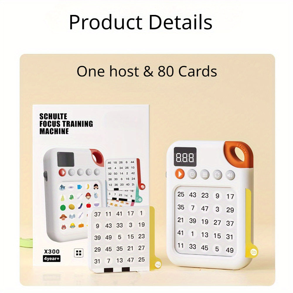 Interactief Schulte Grid Speelgoed | Geheugen & Focus Training | 6–8 Jaar | Educatief