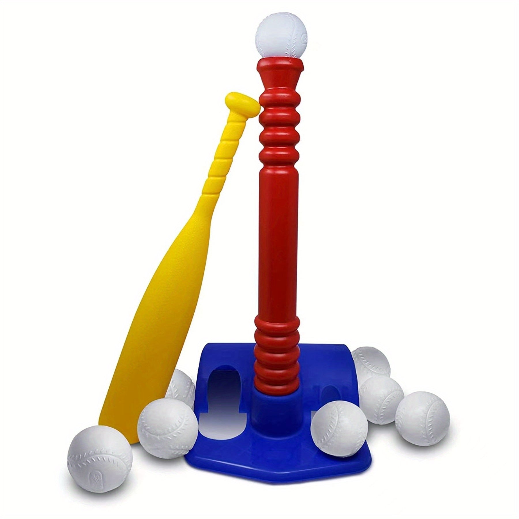 T-Ball Honkbalset voor Kinderen vanaf 3 Jaar - Sport Speelgoed voor Peuters, Jongens en Meisjes - Complete Slagbal Set voor Binnen en Buiten Spelen