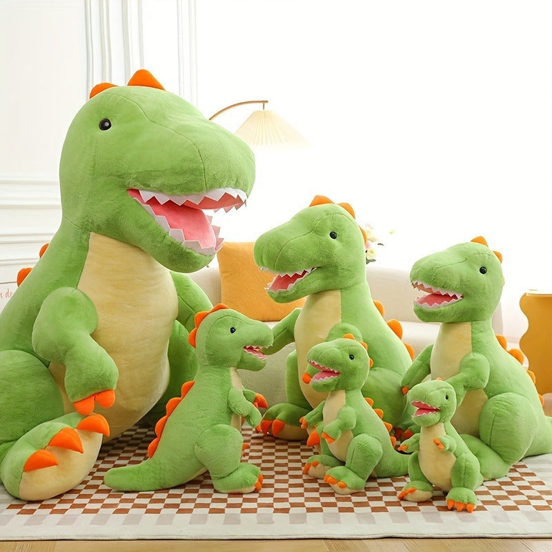 Groen T-Rex Knuffel Kussen | Zachte Dinosaurus Knuffel | Cadeau voor Kinderen