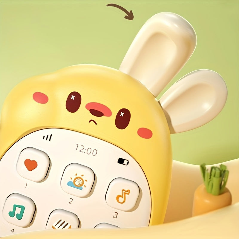 Interactieve Baby Speeltelefoon | BPA-vrij Educatief Speelgoed | Muzikaal Cadeau voor Peuters (0-3 Jaar)