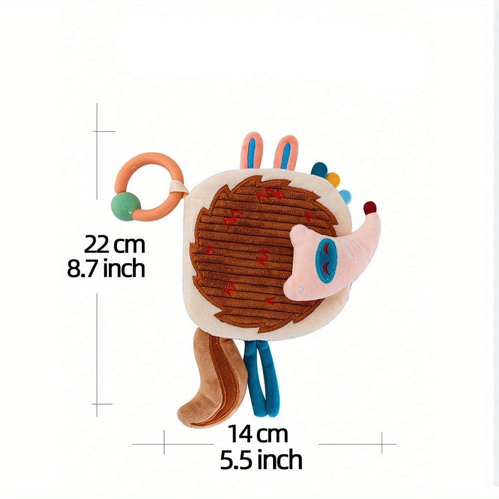 Interactief Stoffen Boek voor Kinderen - Schattige Dierentails, Geluid & Textuur Puzzel Speelgoed - Perfect Cadeau