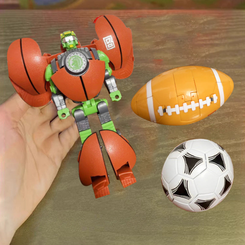 Transformeerbare sport-, basketbal- en voetbalmodellen - Creatieve speelgoedcadeaus.