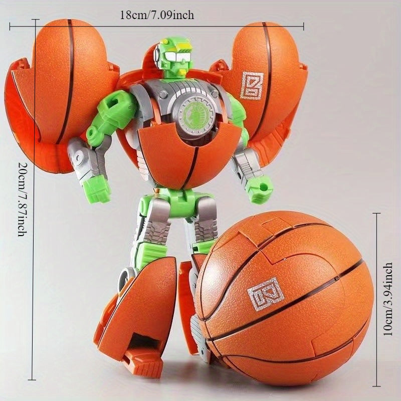 Transformeerbare sport-, basketbal- en voetbalmodellen - Creatieve speelgoedcadeaus.