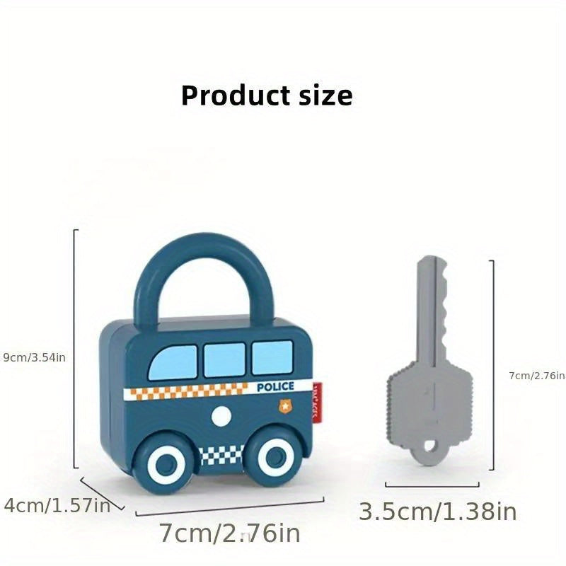 Interactieve trein sloten - educatief speelgoed voor fijne motoriek 3+ jaar