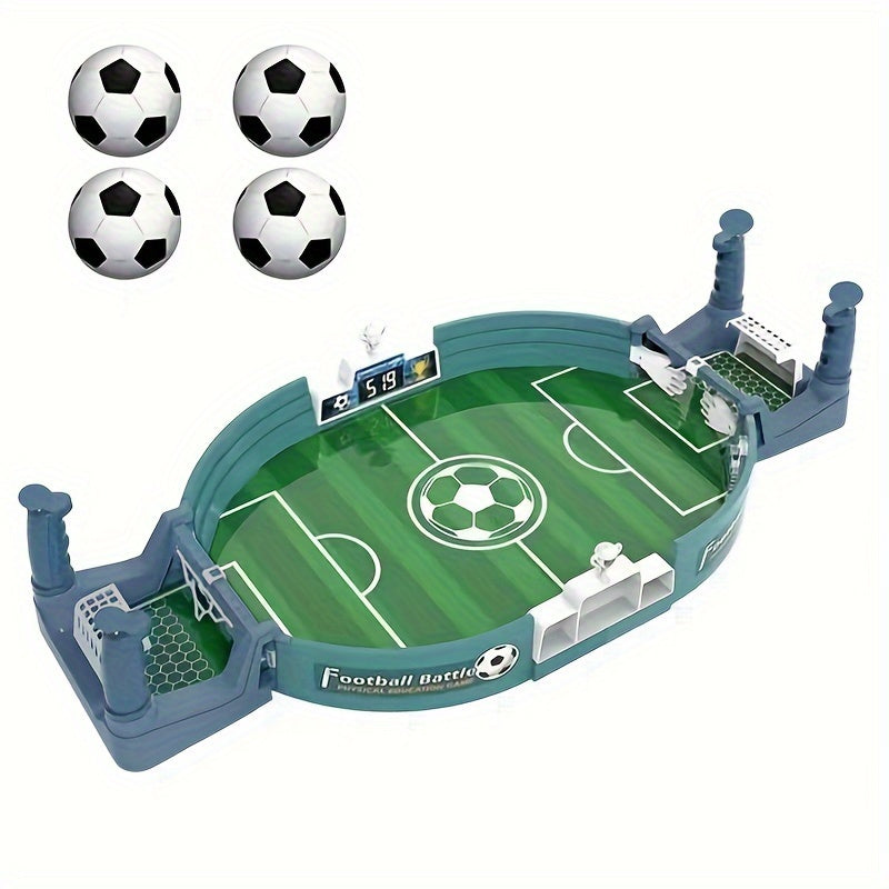 Interactief Tafelvoetbal Spel voor Kinderen met 2/4/6 Ballen - Educatief Sport Tafel Speelgoed voor Kinderen van 3-6 Jaar, Ideaal voor Kerst, Halloween en Dankzegging Cadeaus