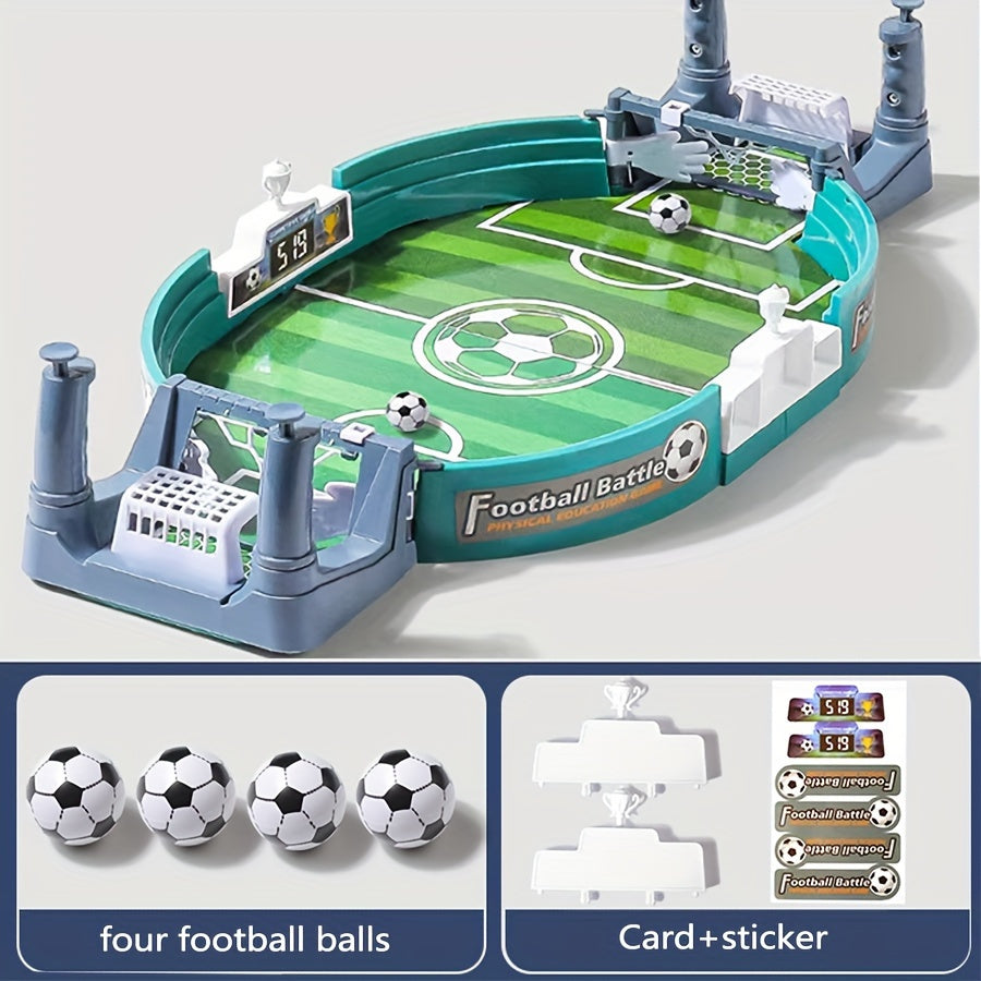 Interactief Tafelvoetbal Spel voor Kinderen met 2/4/6 Ballen - Educatief Sport Tafel Speelgoed voor Kinderen van 3-6 Jaar, Ideaal voor Kerst, Halloween en Dankzegging Cadeaus