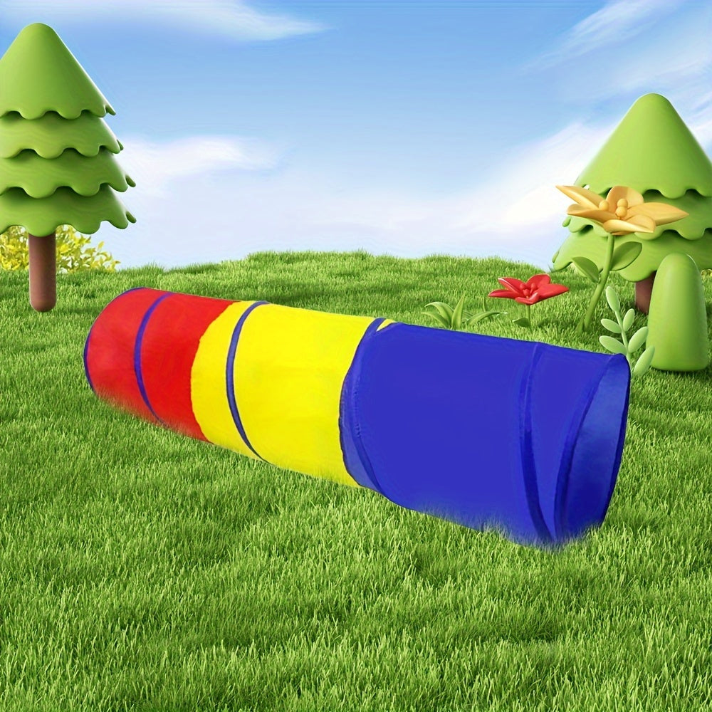 Regenboog Kruiptunnel voor Kinderen | Opvouwbare Speeltunnel