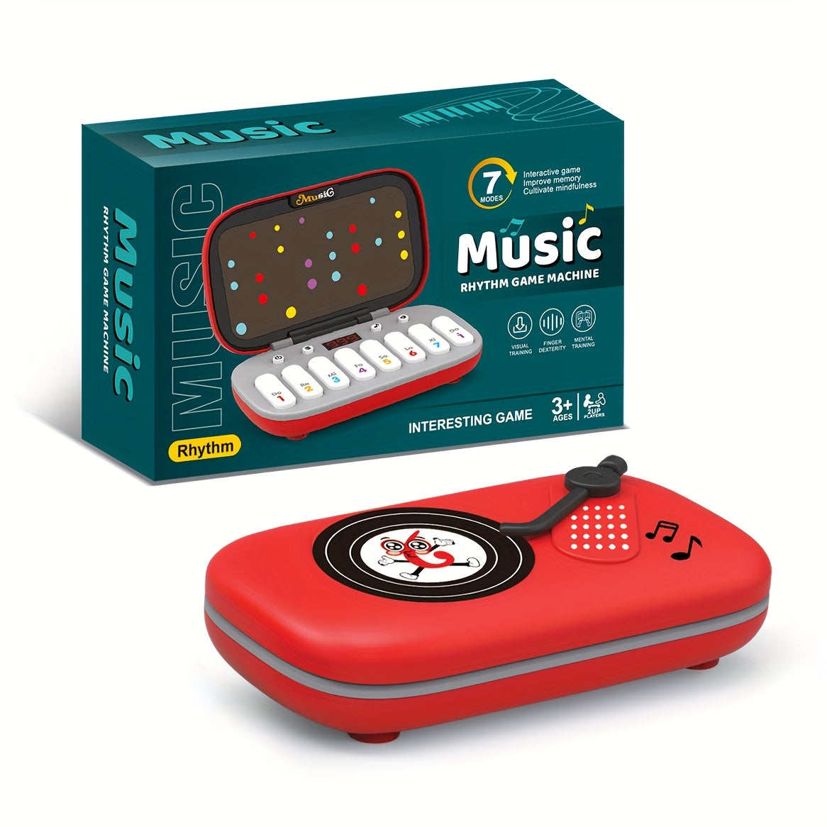 Keyboard muziekspeelgoed - ABS, feest- & educatief cadeau (rood & groen)