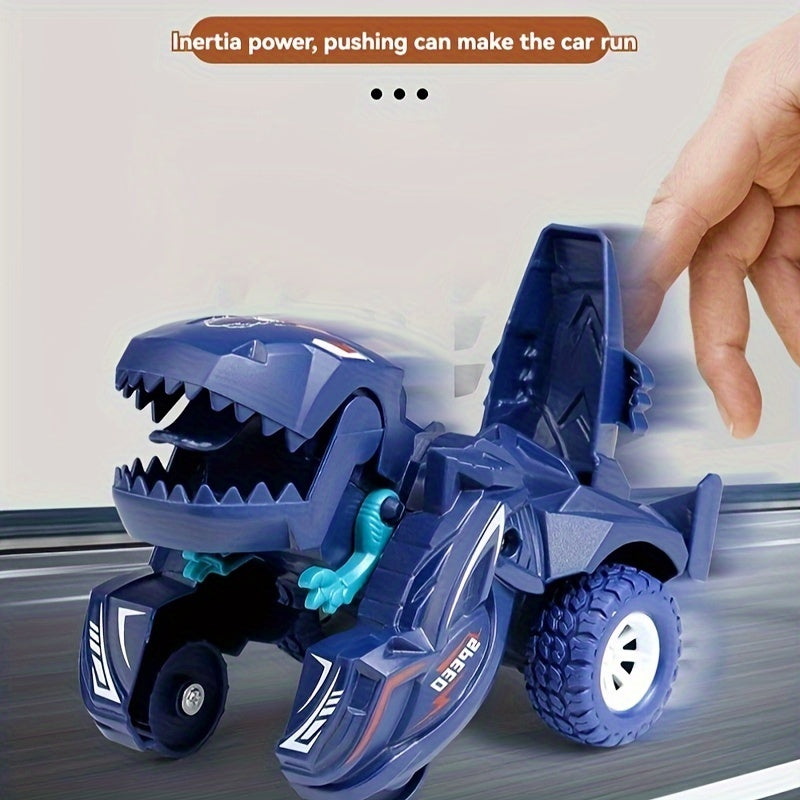 Transformerende Dinosaurus Auto Speelgoed | 2-in-1 Automatisch Dinosaurustransformator Speelgoed | Kerst, Halloween & Verjaardag Cadeau voor Kinderen